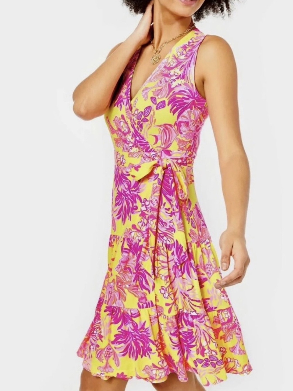 Lilly Pulitzer Folly Floral Wrap Dress